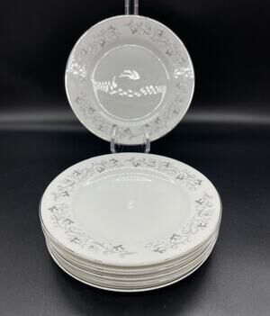 Vintage Moon Mist Fine China Set of 6 Bread Plates # 3000 Made in Japan